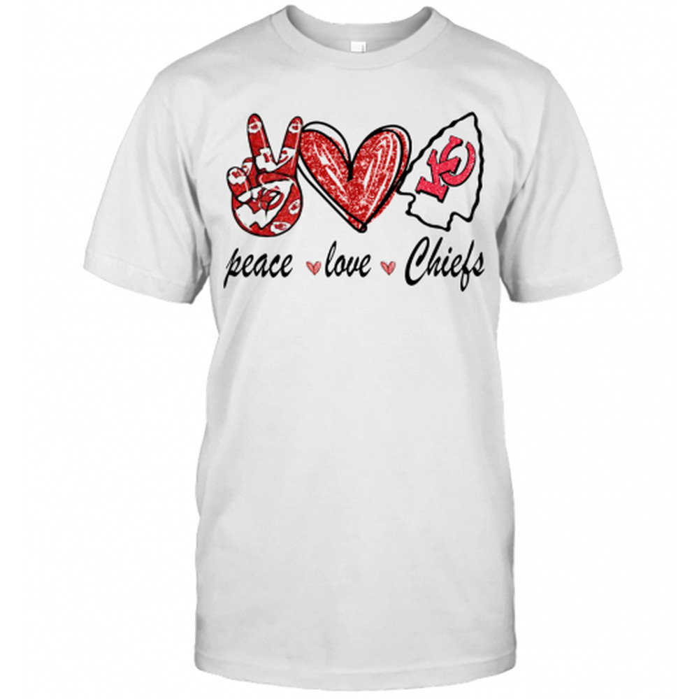 Peace Love Kansas City Chiefs T-Shirt